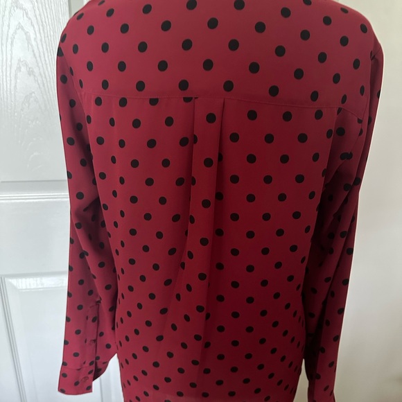 Women’s polyester long or short sleeve blouse - Picture 2 of 4